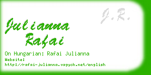 julianna rafai business card